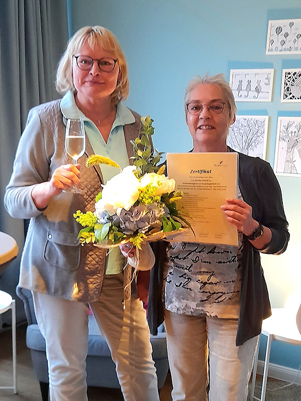 Foto neue Hospizbegleiterin