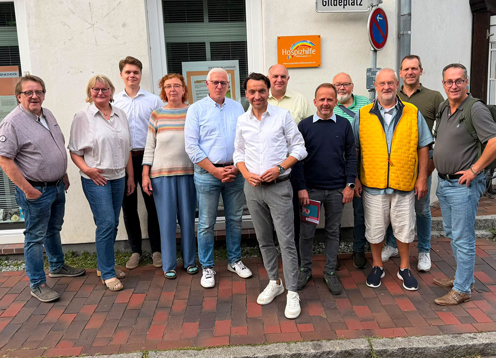 Bürgermeisterkandidat zu Besuch