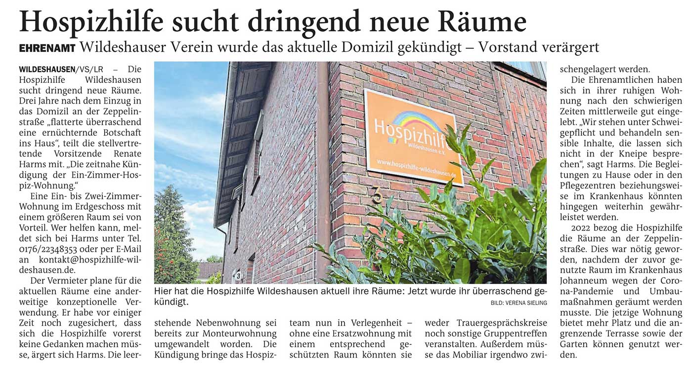 

Artikel vom  (NWZ)